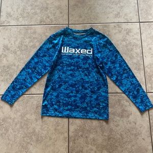 Waxed boys Medium fishing shirt.